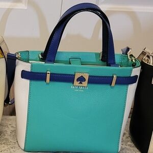 Kate Spade purse Houston street Leo in excellent condition rare teal